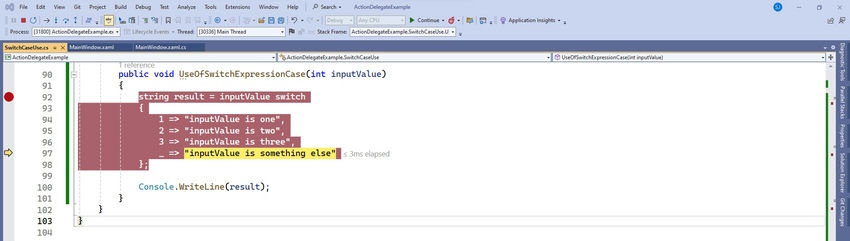 Traditional switch statements